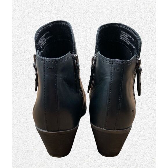 Frye Judith double Zip Bootie-Black - Picture 9 of 13